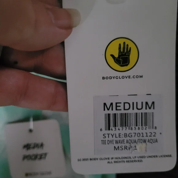 BNWT Bodyglove gym pants /leggings. Size M - Picture 3 of 3